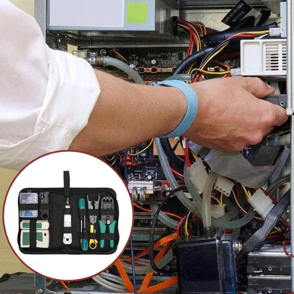 Tool Set - Comprehensive Network Installation Tool Kit Cable