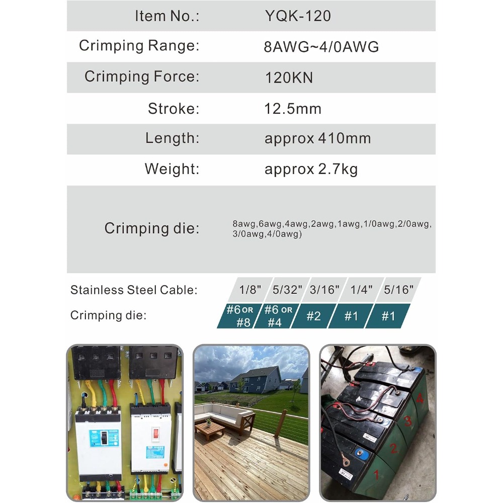 Compact Hydraulic Crimping Too - đánh giá và giá Tool Set