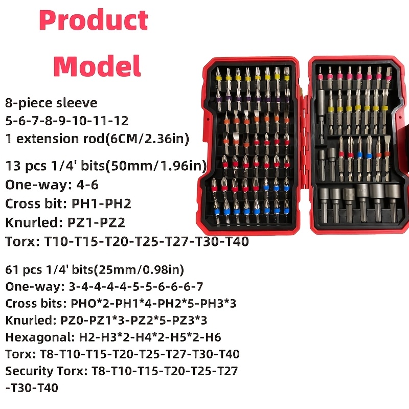 83Pcs Screwdriver Bit Set Impa - đánh giá và giá Screwdriver Set