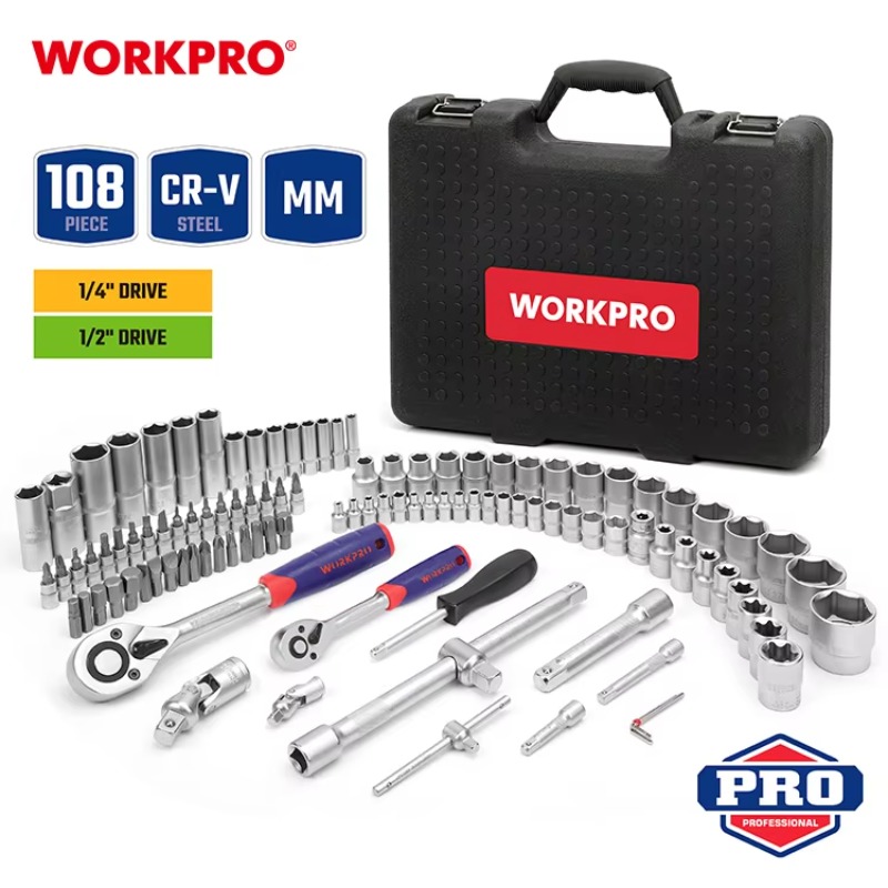 108pcs Professional Mechanics  - đánh giá và giá Socket Wrench