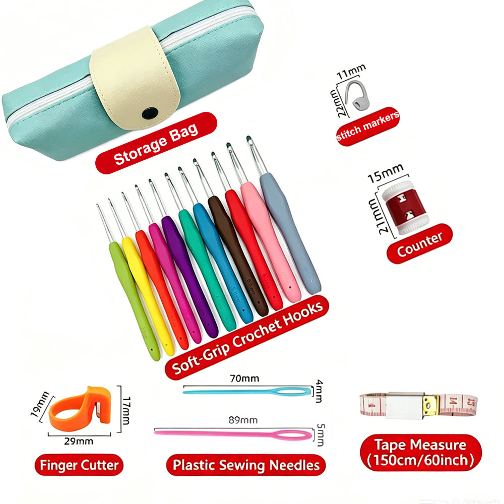 37pcs Crochet Hooks Kits with  - đánh giá và giá Tool Set